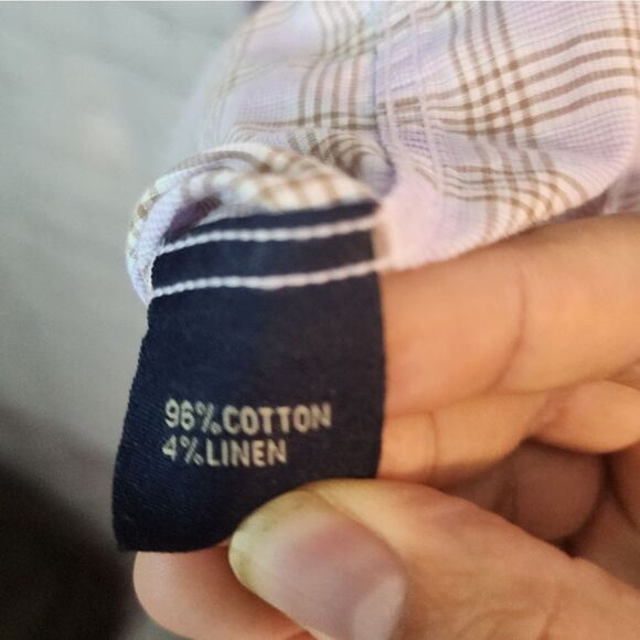 Men's True Measure button-down shirt, size Medium - Picture 4 of 4